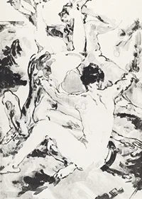 Three Acrobats By Arthur Bowen Davies-9