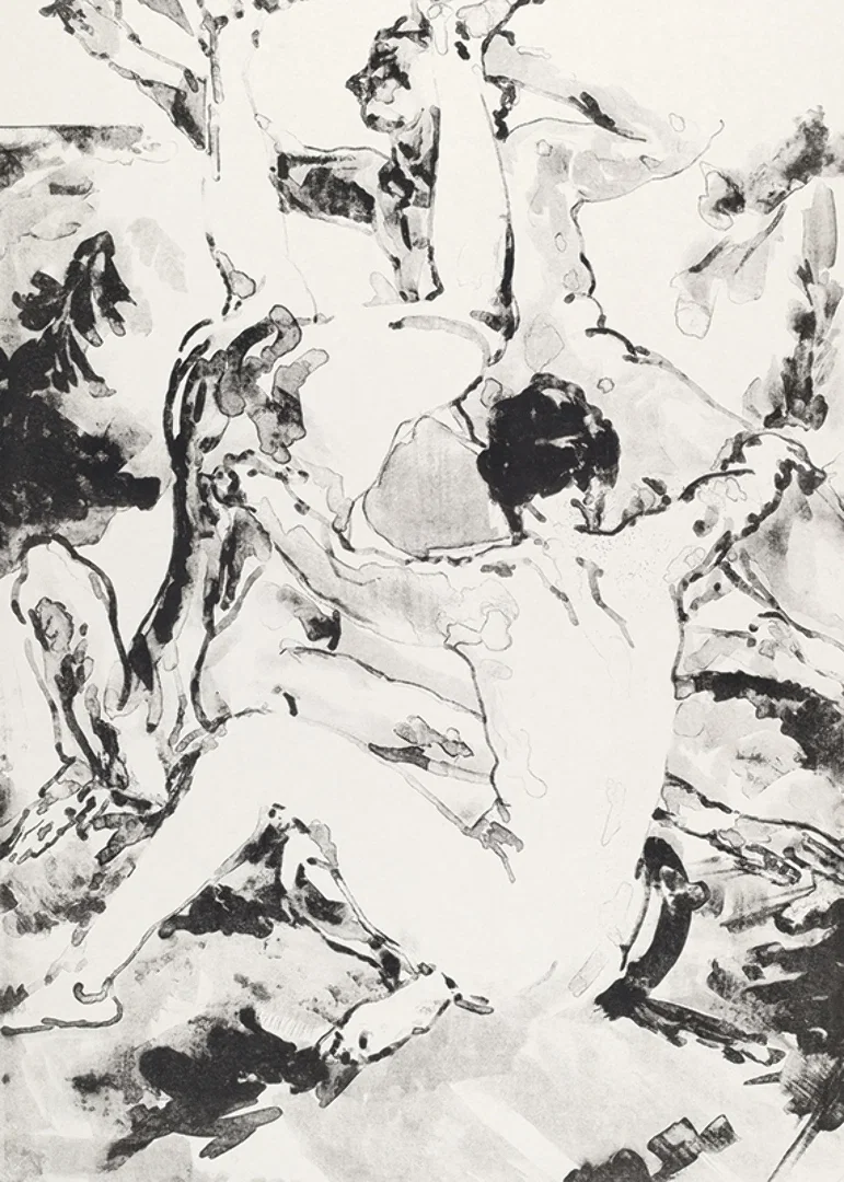 Three Acrobats By Arthur Bowen Davies-12