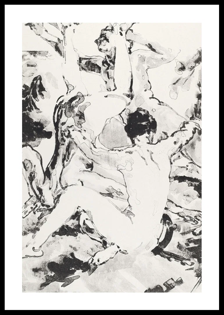 Three Acrobats By Arthur Bowen Davies-12