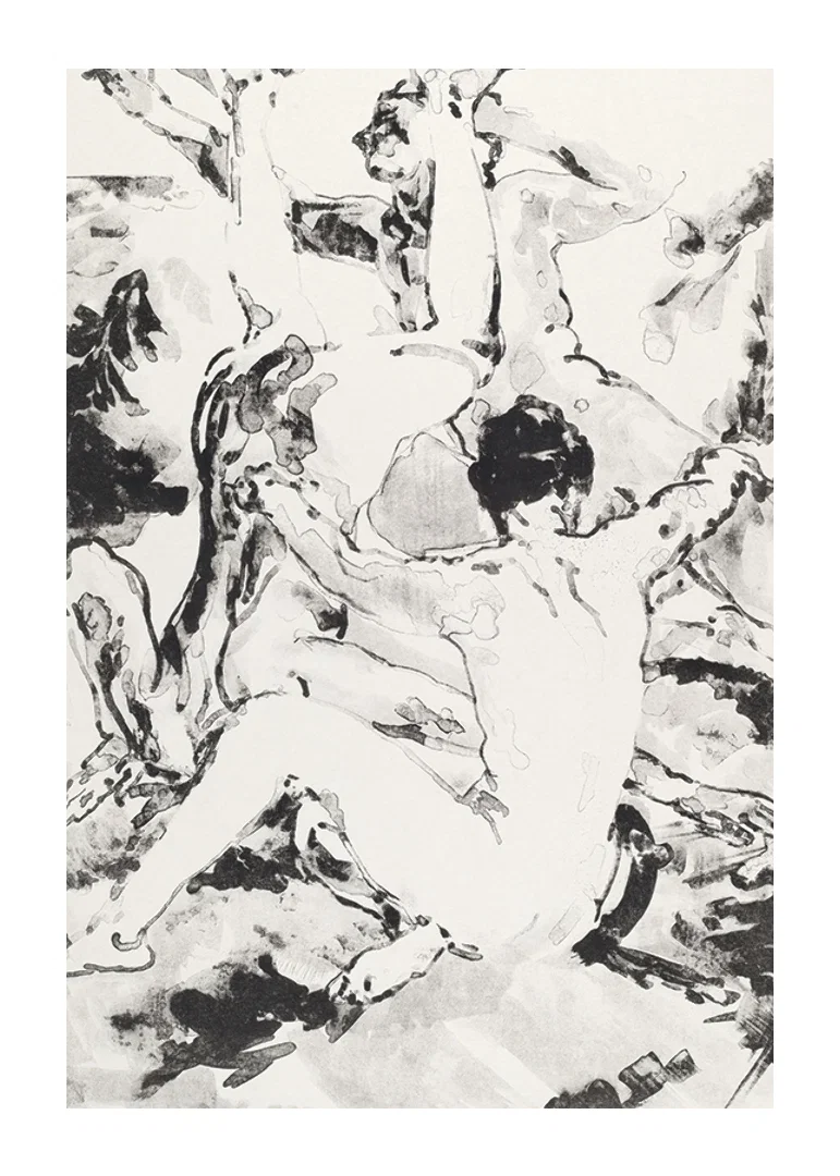 Three Acrobats By Arthur Bowen Davies-12