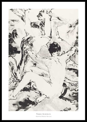 Poster Three Acrobats By Arthur Bowen Davies