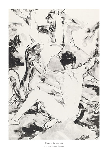 Plakat Three Acrobats By Arthur Bowen Davies