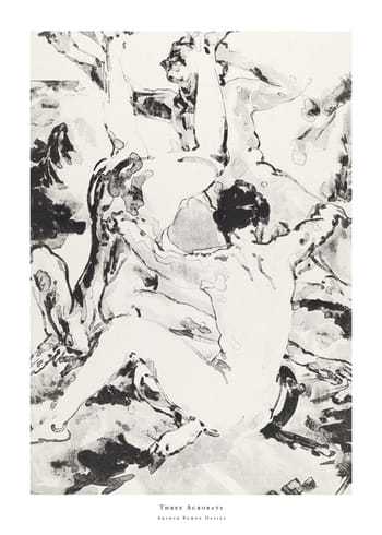 Poster Three Acrobats By Arthur Bowen Davies