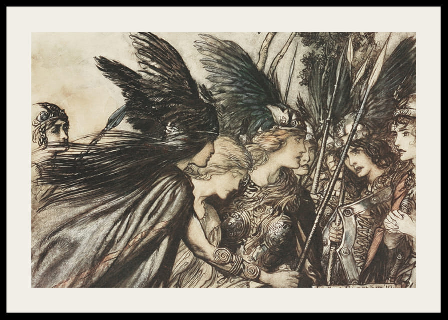 „Először menekülök, és üldöznek.” Hadipapa közelről követi Arthur Rackham-12