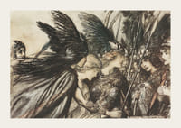 „Először menekülök, és üldöznek.” Hadipapa közelről követi Arthur Rackham-5