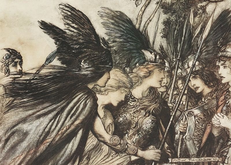 'Jeg flygter for første gang og bliver forfulgt_ Warfather følger tæt ved Arthur Rackham-12