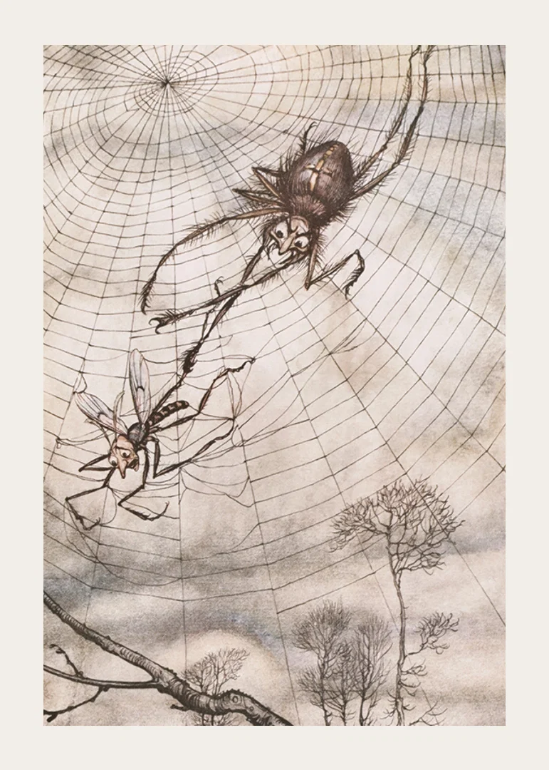 The Hare And The Tortoise By Arthur Rackham-12