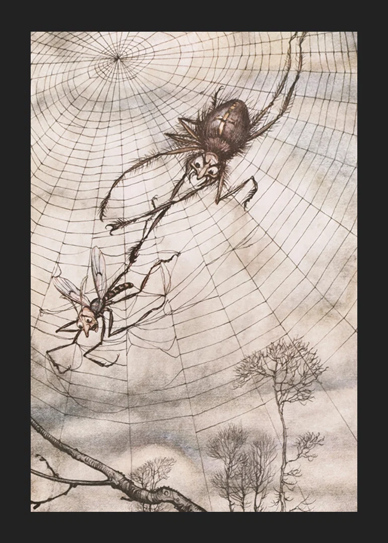 The Hare And The Tortoise By Arthur Rackham-12