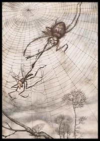 The Hare And The Tortoise By Arthur Rackham-8