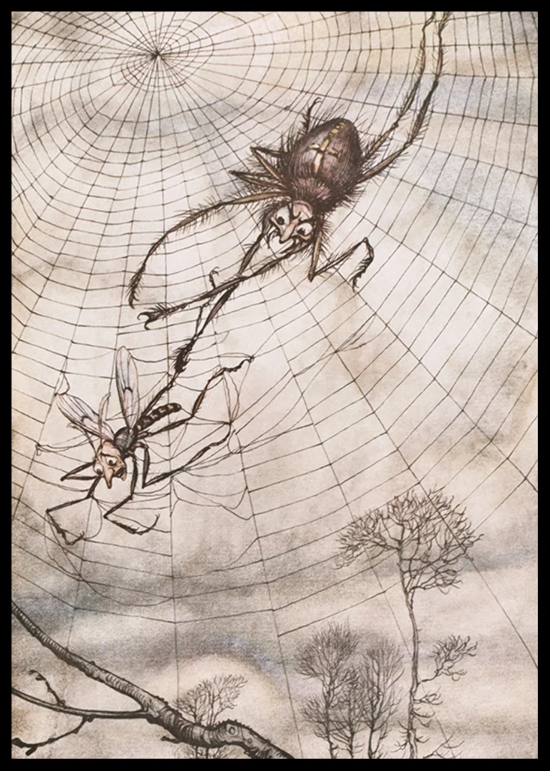 The Hare And The Tortoise By Arthur Rackham-12