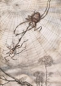 Der Hase und die Schildkröte von Arthur Rackham-3