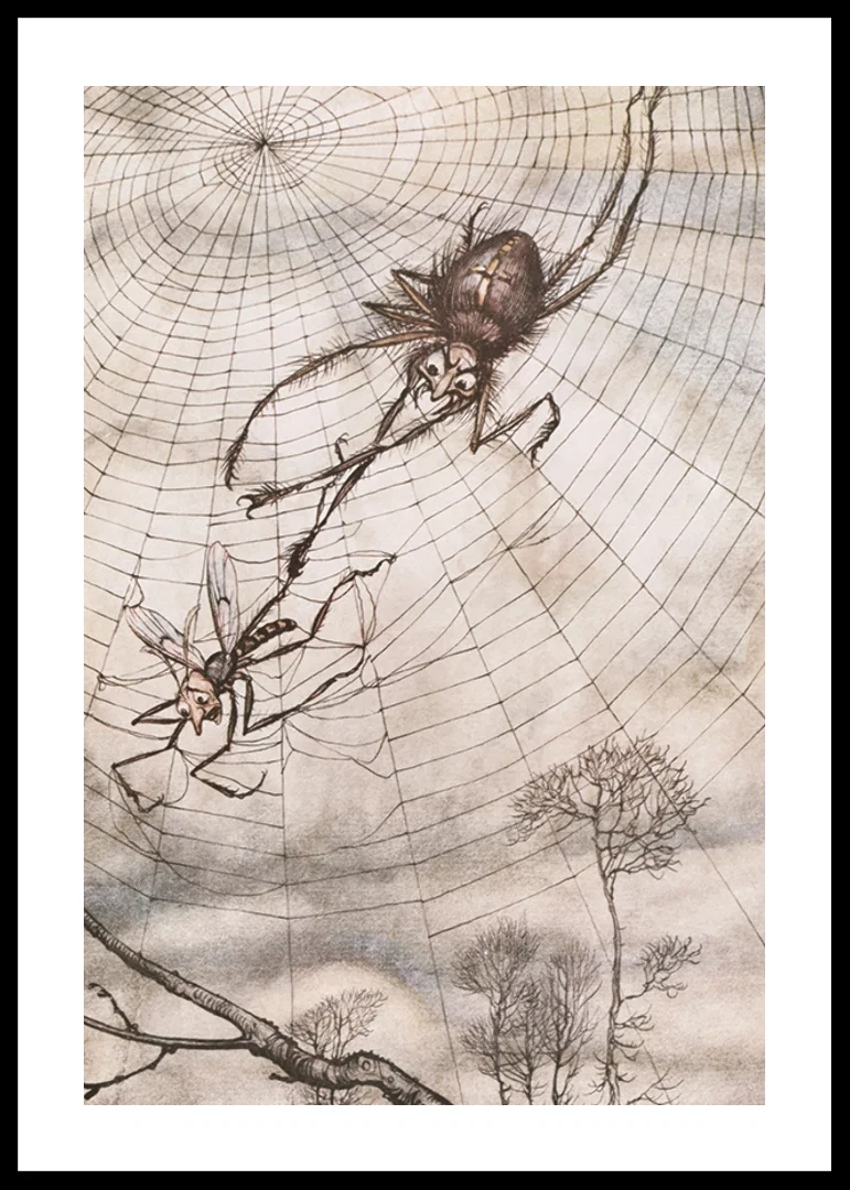 The Hare And The Tortoise By Arthur Rackham-12