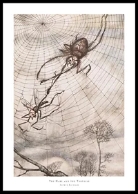 The Hare And The Tortoise By Arthur Rackham-0