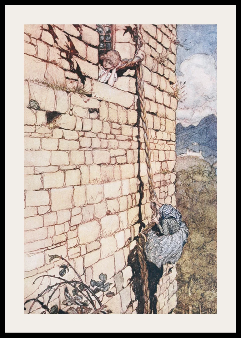 The Wolf And The Crane By Arthur Rackham-12