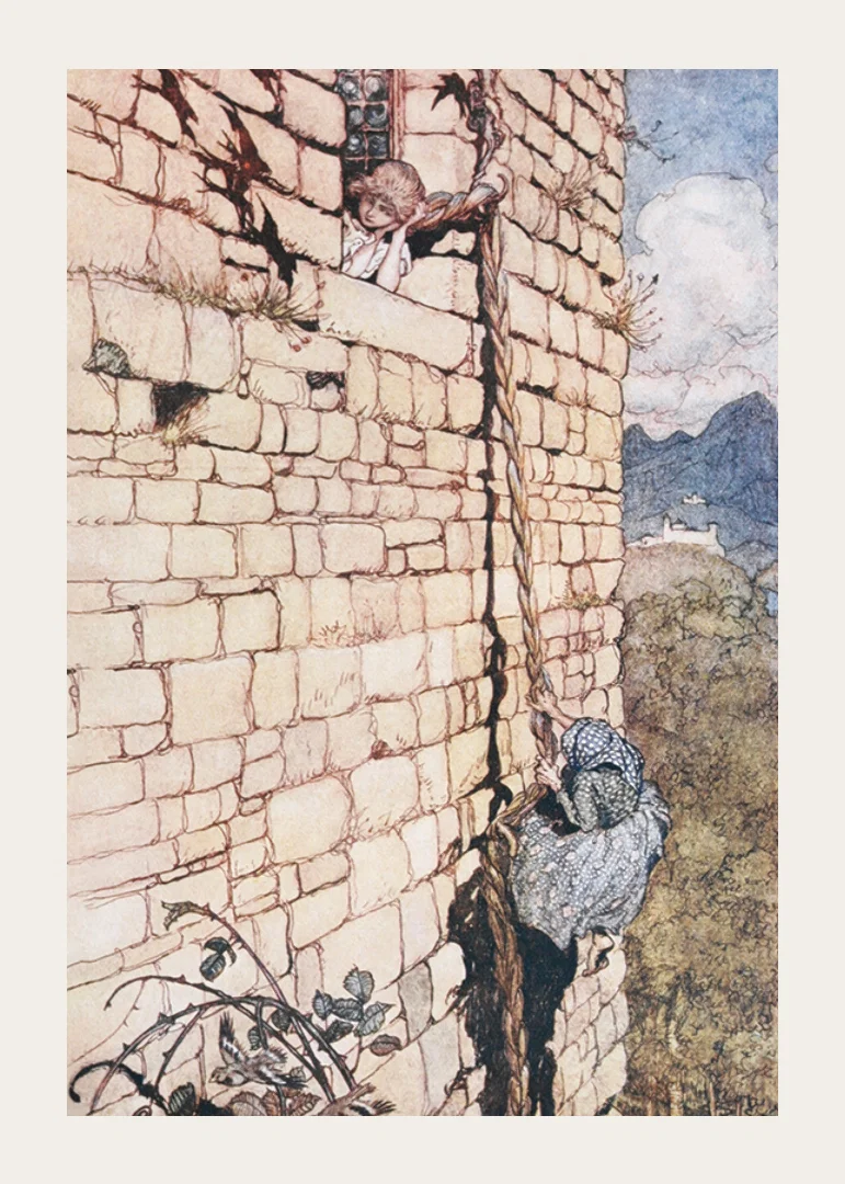 The Wolf And The Crane By Arthur Rackham-12
