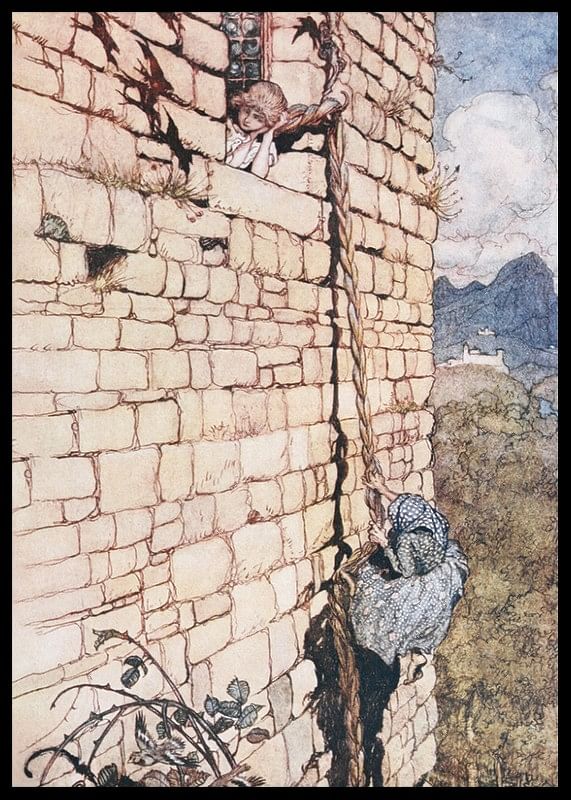 The Wolf And The Crane By Arthur Rackham-12