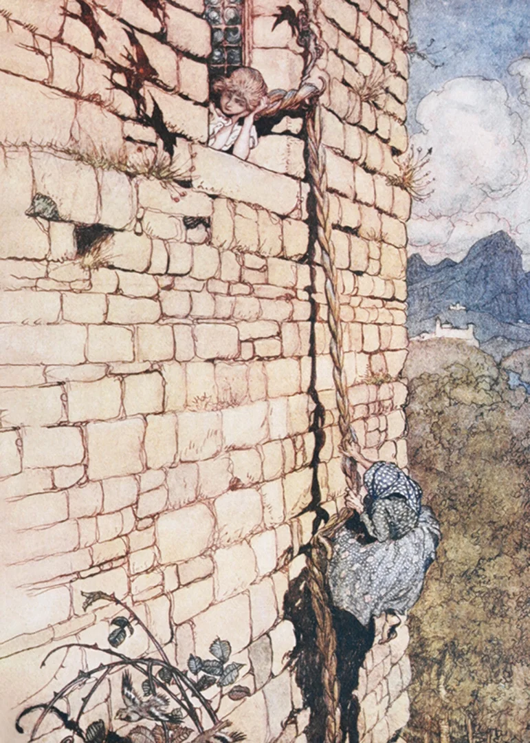 The Wolf And The Crane By Arthur Rackham-12