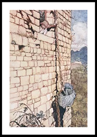 The Wolf And The Crane By Arthur Rackham-2