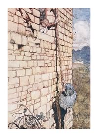 The Wolf And The Crane By Arthur Rackham-1