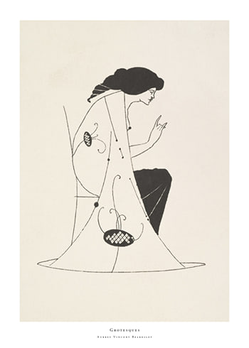 Poster Grotesques By Aubrey Vincent Beardsley
