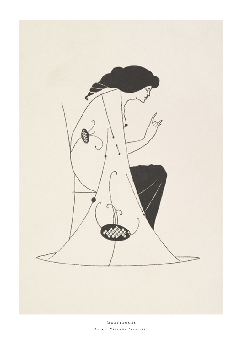 Grotescos de Aubrey Vincent Beardsley-12