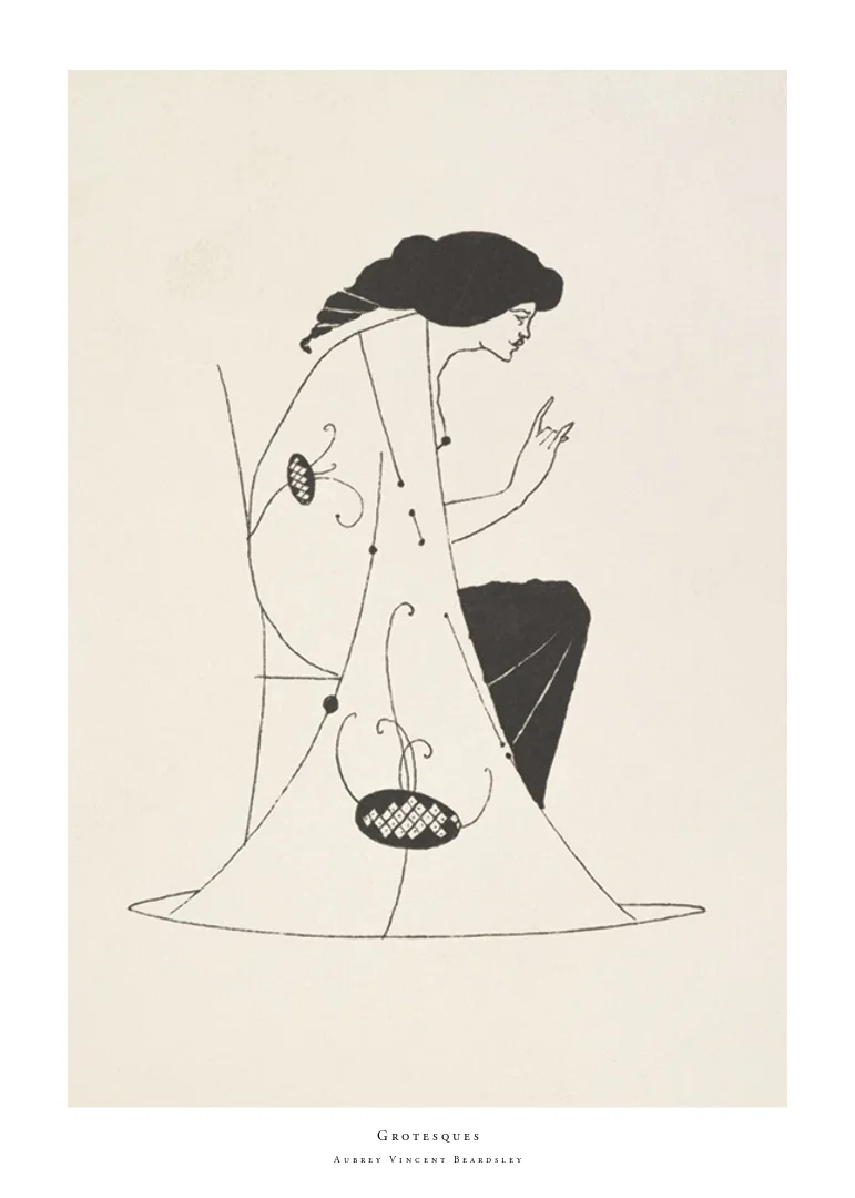 Grotesques By Aubrey Vincent Beardsley-12