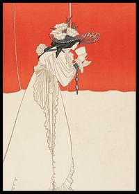 Isolde door Aubrey Vincent Beardsley-2