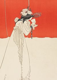 Isolde door Aubrey Vincent Beardsley-3