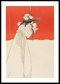Isolde door Aubrey Vincent Beardsley-0