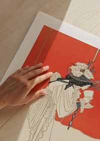 Isolde door Aubrey Vincent Beardsley-5