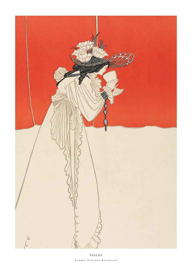 Isolde By Aubrey Vincent Beardsley-12