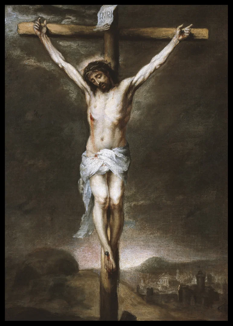 The Crucifixion By Bartholomew Esteban Murillo-12