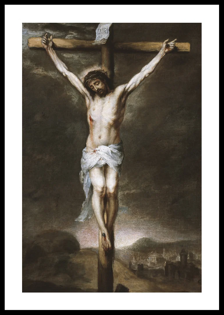 The Crucifixion By Bartholomew Esteban Murillo-12