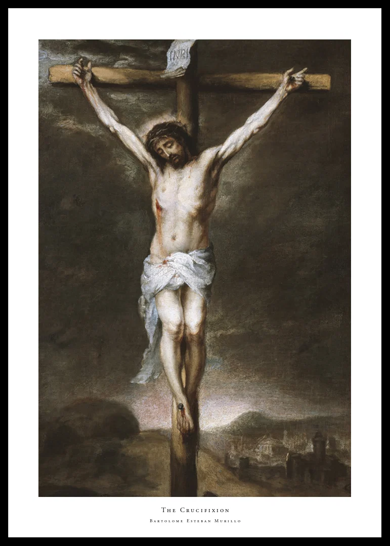 The Crucifixion By Bartholomew Esteban Murillo-12