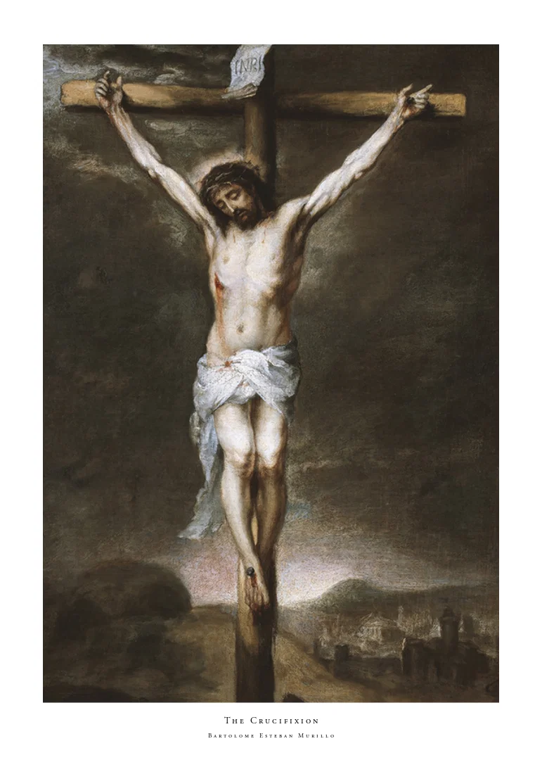 The Crucifixion By Bartholomew Esteban Murillo-12