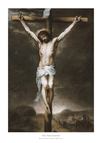 Affiche The Crucifixion By Bartolome Esteban Murillo