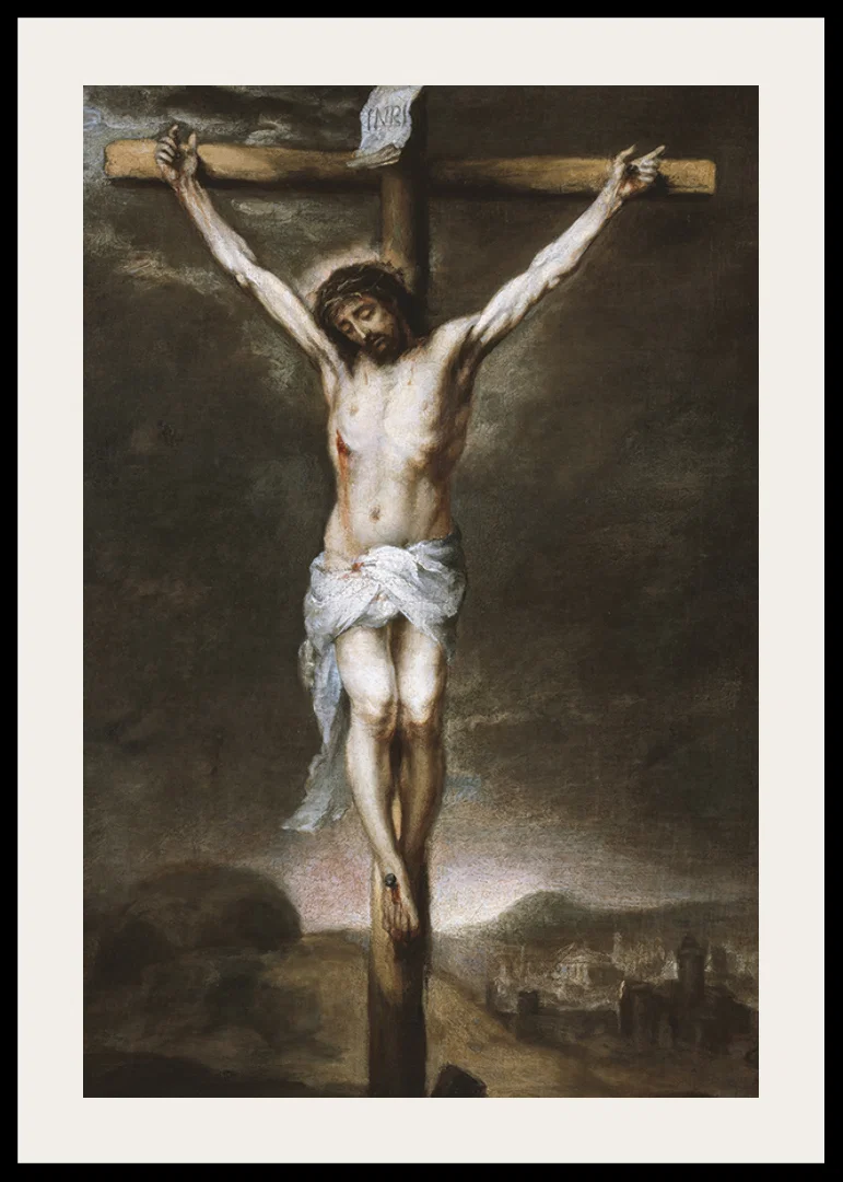 The Crucifixion By Bartholomew Esteban Murillo-12
