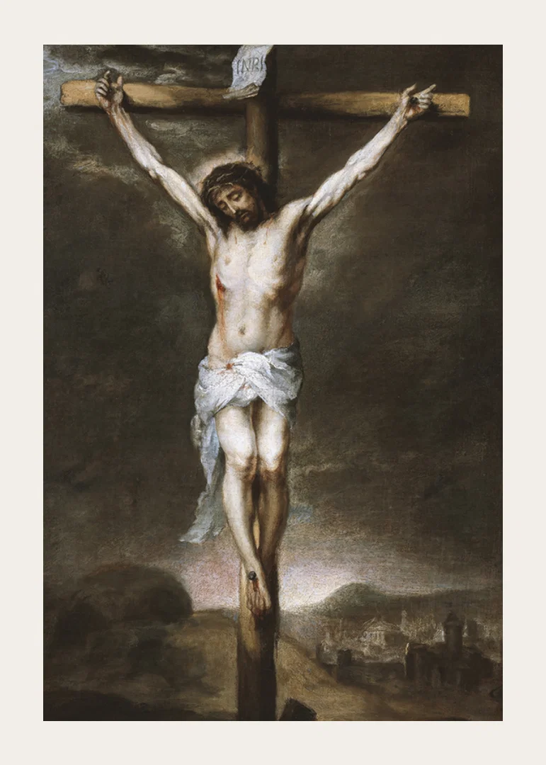 The Crucifixion By Bartholomew Esteban Murillo-12