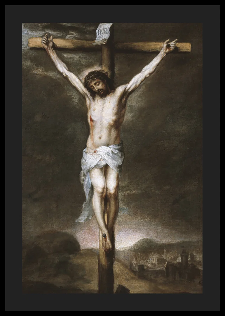 The Crucifixion By Bartholomew Esteban Murillo-12
