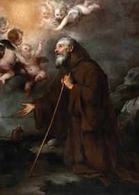 The Vision Of Saint Francis Of Paola By Bartolome Esteban Murillo-3