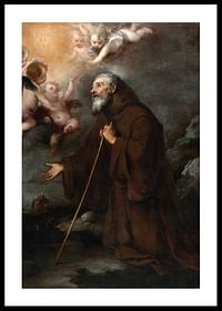 The Vision Of Saint Francis Of Paola By Bartolome Esteban Murillo-0