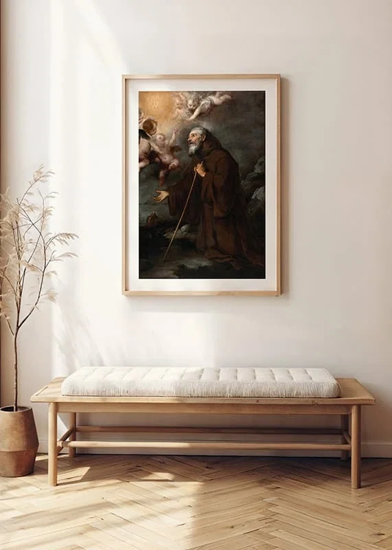 The Vision Of St. Francis Of Paola By Bartholomew Esteban Murillo-12