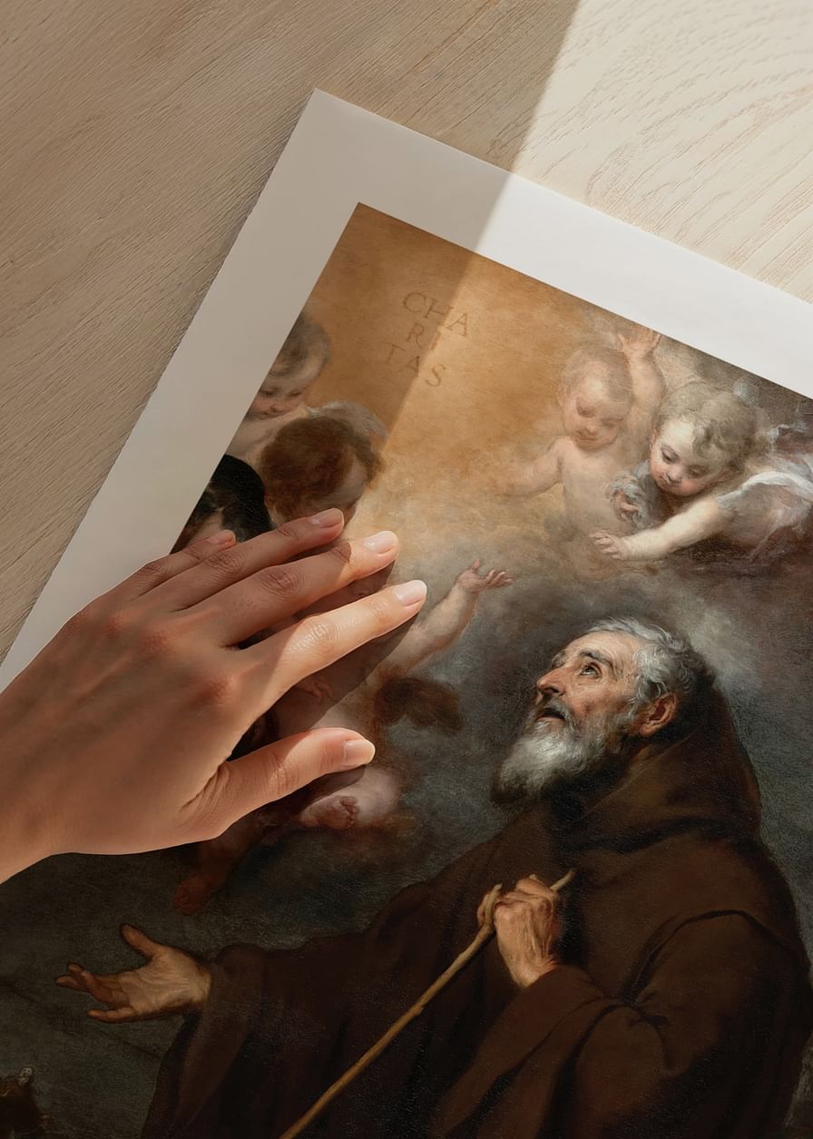 The Vision Of Saint Francis Of Paola By Bartolome Esteban Murillo-12