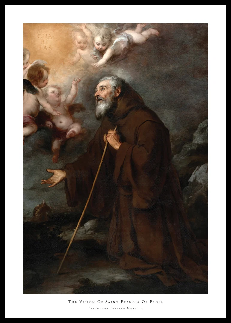 The Vision Of St. Francis Of Paola By Bartholomew Esteban Murillo-12