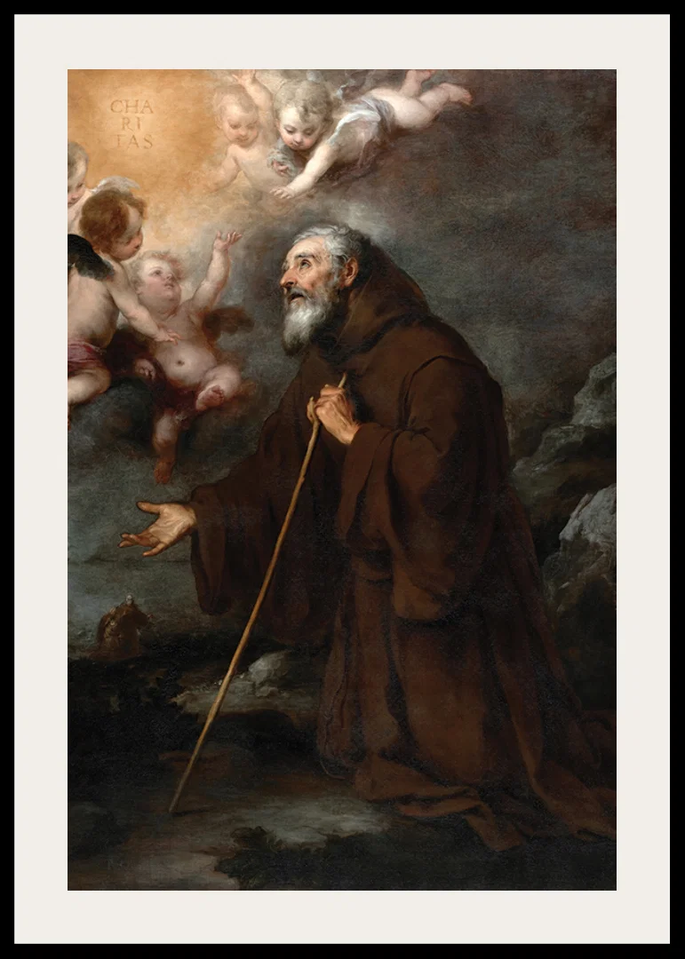The Vision Of St. Francis Of Paola By Bartholomew Esteban Murillo-12