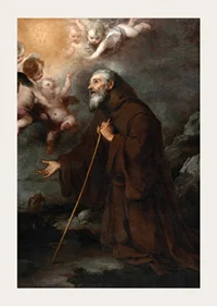 The Vision Of St. Francis Of Paola By Bartholomew Esteban Murillo-5