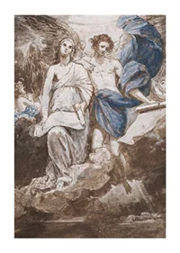 Cupid,Stung By A Bee, Is Cherished By His Mother By Benjamin West-3