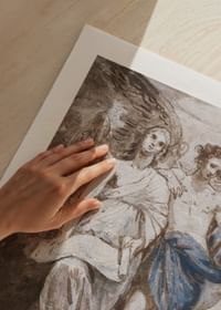 Ámor, Megcsípett Egy méh, Anyja dédelgeti Benjamin West-5