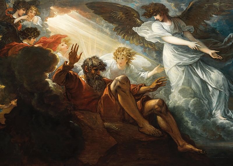 Mojžiš ukázal zasľúbenú zem Benjamin West-12