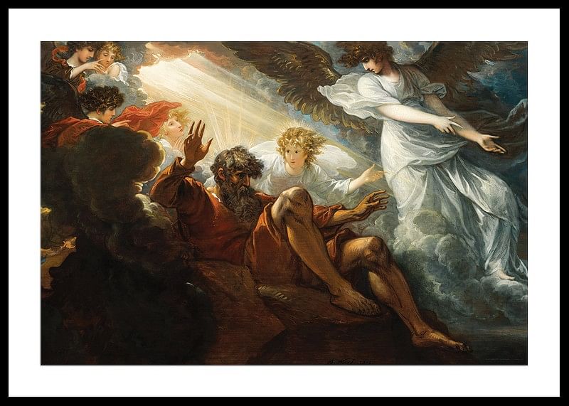Mojžiš ukázal zasľúbenú zem Benjamin West-12